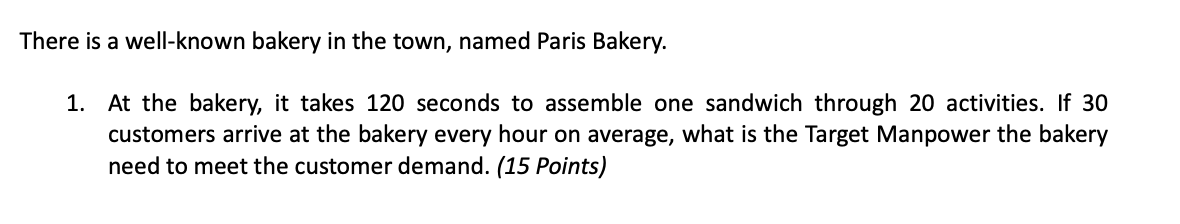 There is a well-known bakery in the town, named