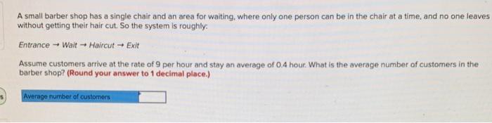 A small barber shop has a single chair and an