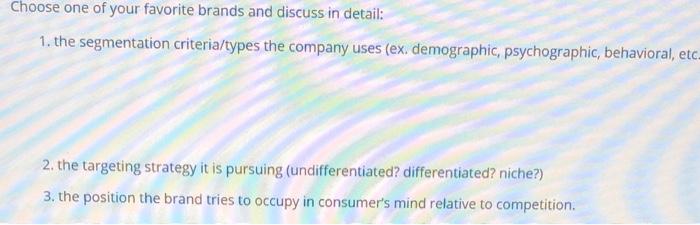 i would like my brand to be Nike Choose one of