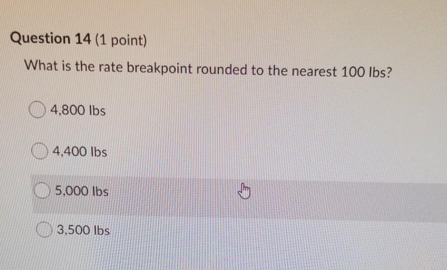 Question 13 (1 point) What is the chargeable