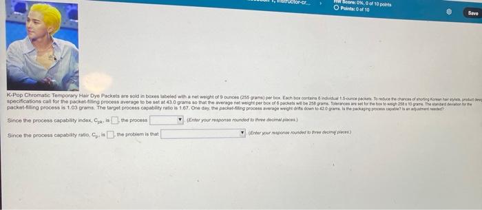 HW Scored 10 points O Polo 10 Save K-Pop Chromato