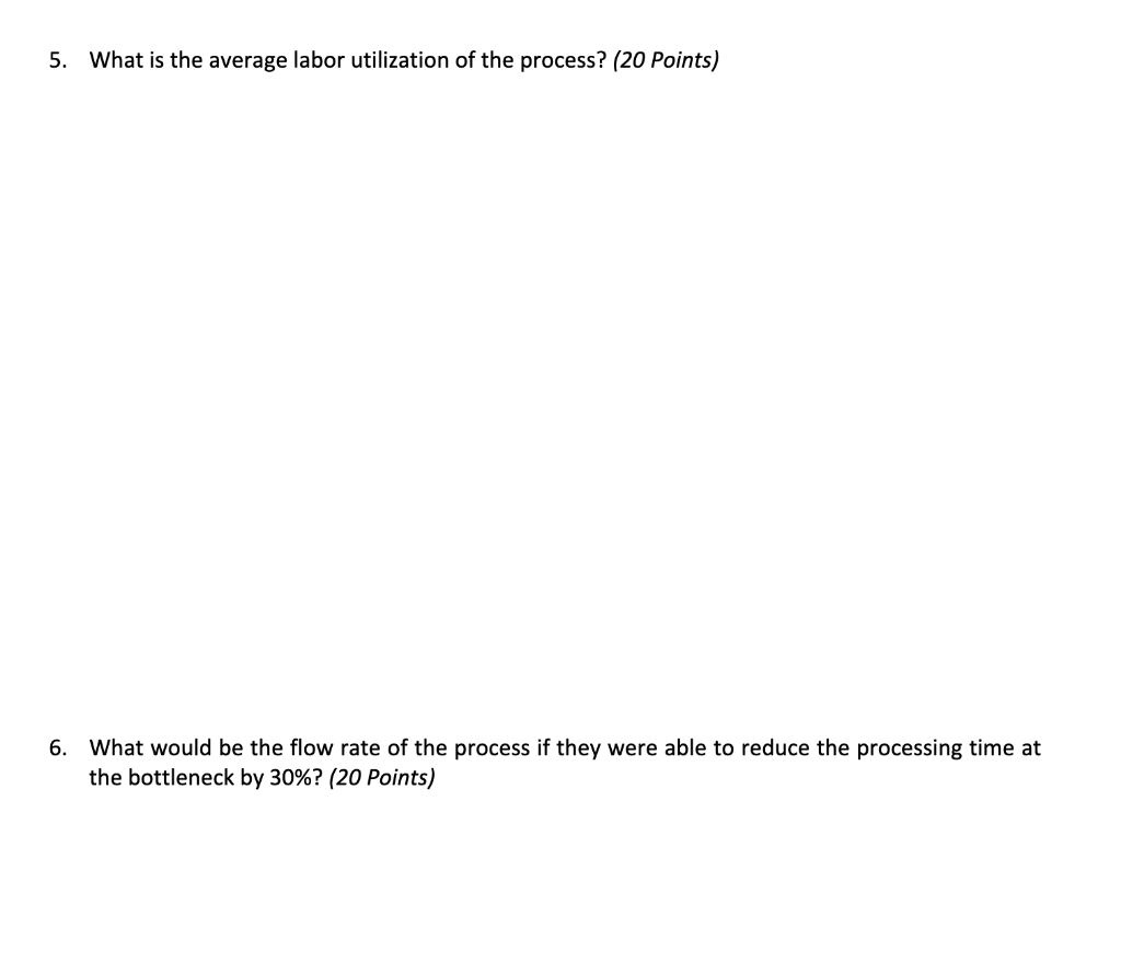 Please show all work Consider a process