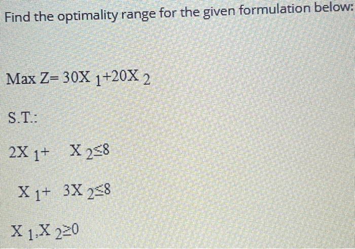 Evaluate the Unit Worth and the Feasibility Range