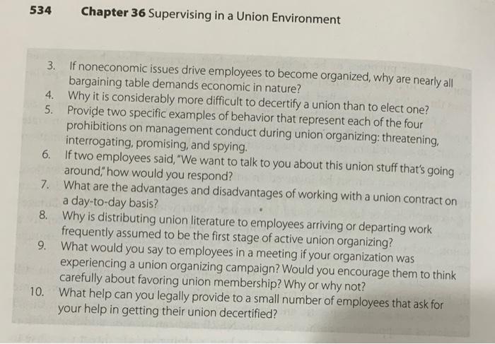 QUESTIONS FOR REVIEW AND DISCUSSION 1. Why is