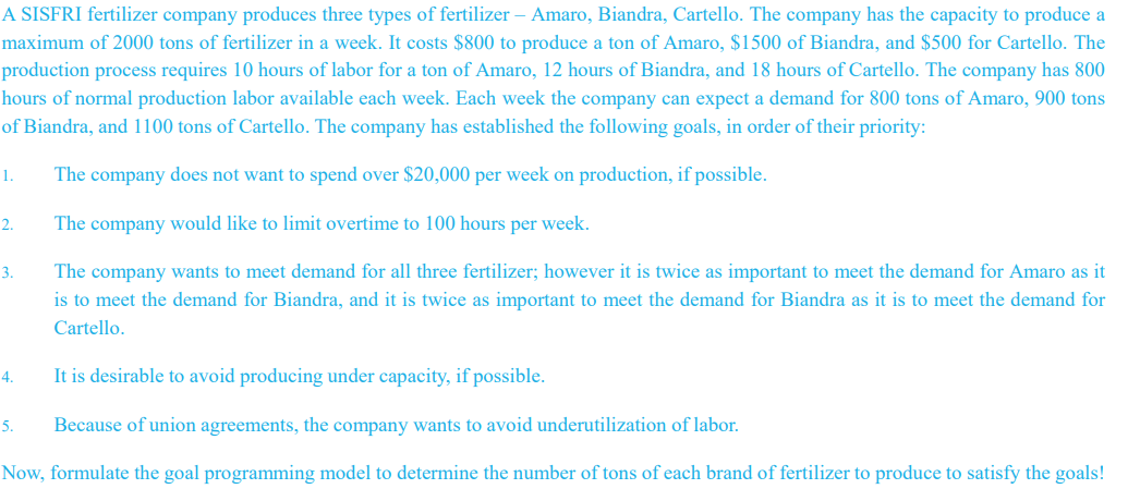 Introductory Management Science A SISFRI