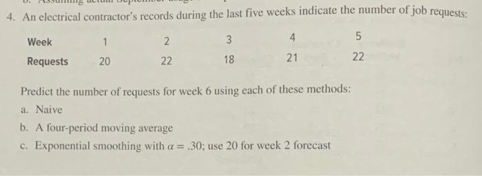 4. An electrical contractor's records during the