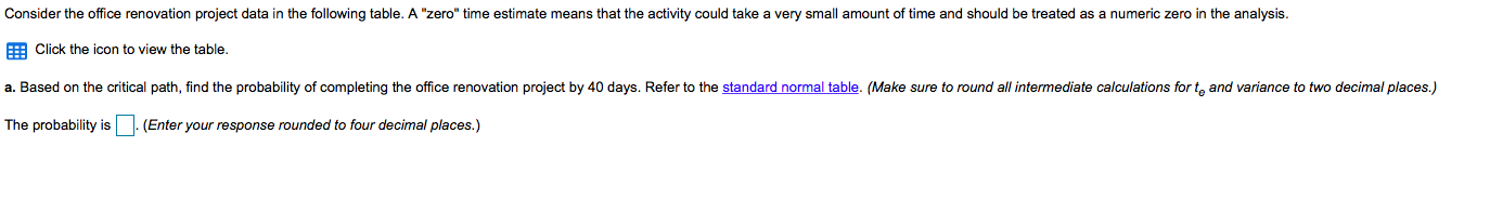 Immediate Predecessor(s) Activity START A B D E F
