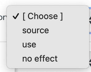 For each of the following items, identify whether
