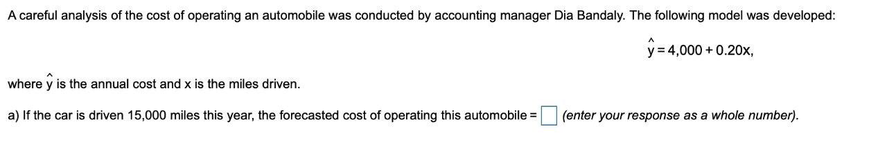 A careful analysis of the cost of operating an