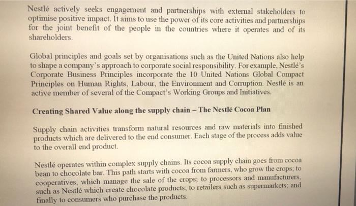 using exapmles from the case study , analyse how