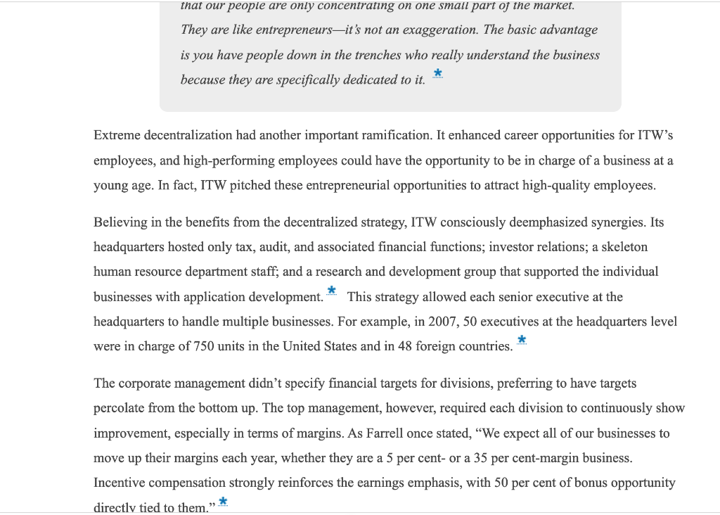 1) (VRIN) analysis: Using your analysis above,