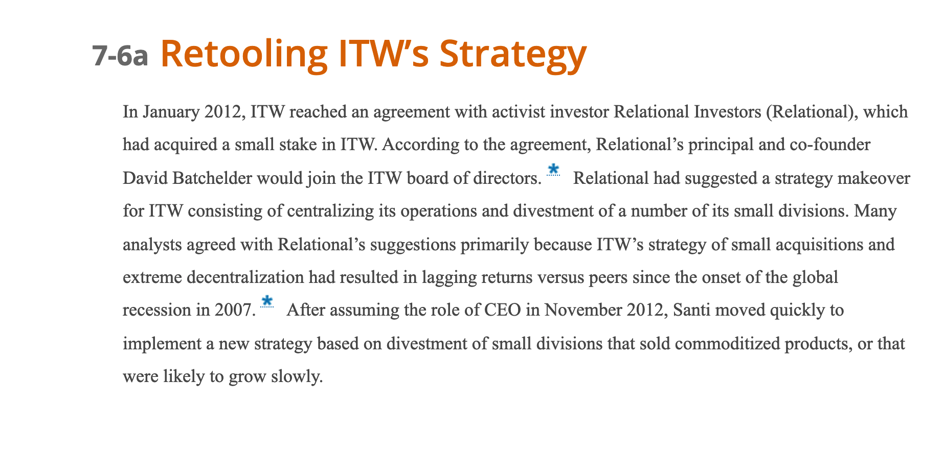 1) (VRIN) analysis: Using your analysis above,