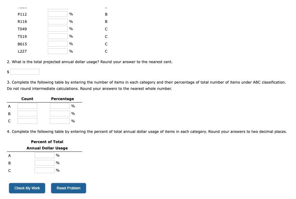 Video Excel Online Structured Activity: Inventory