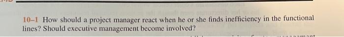 question 10.1 with a paragraph supporting 10-1