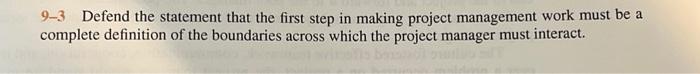 questions 9.3 with a paragraph supporting 9-3