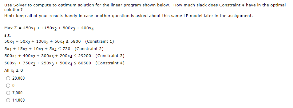 Thank you so much!! Use Solver to compute to