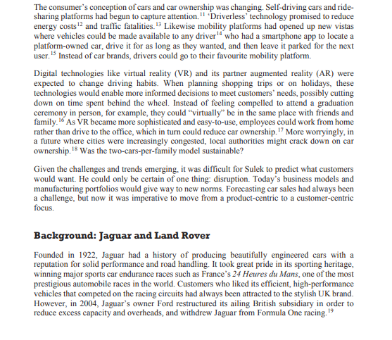 In this section you should read the case and ask