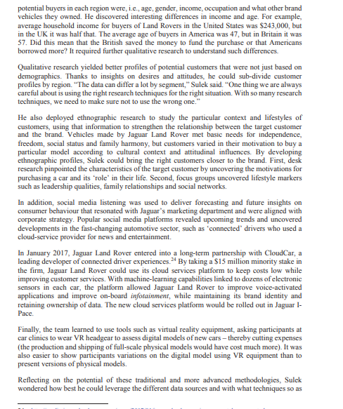 In this section you should read the case and ask