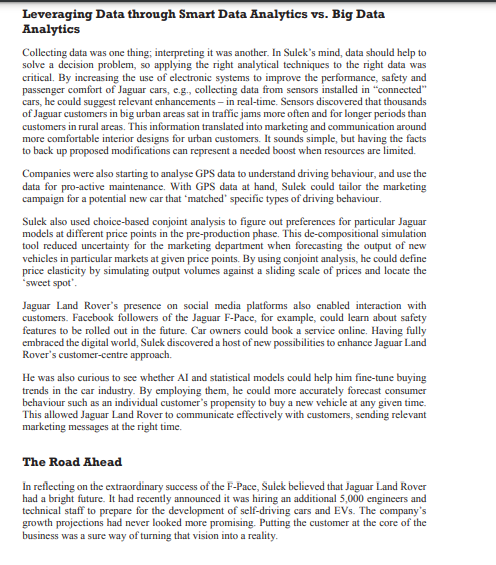 In this section you should read the case and ask