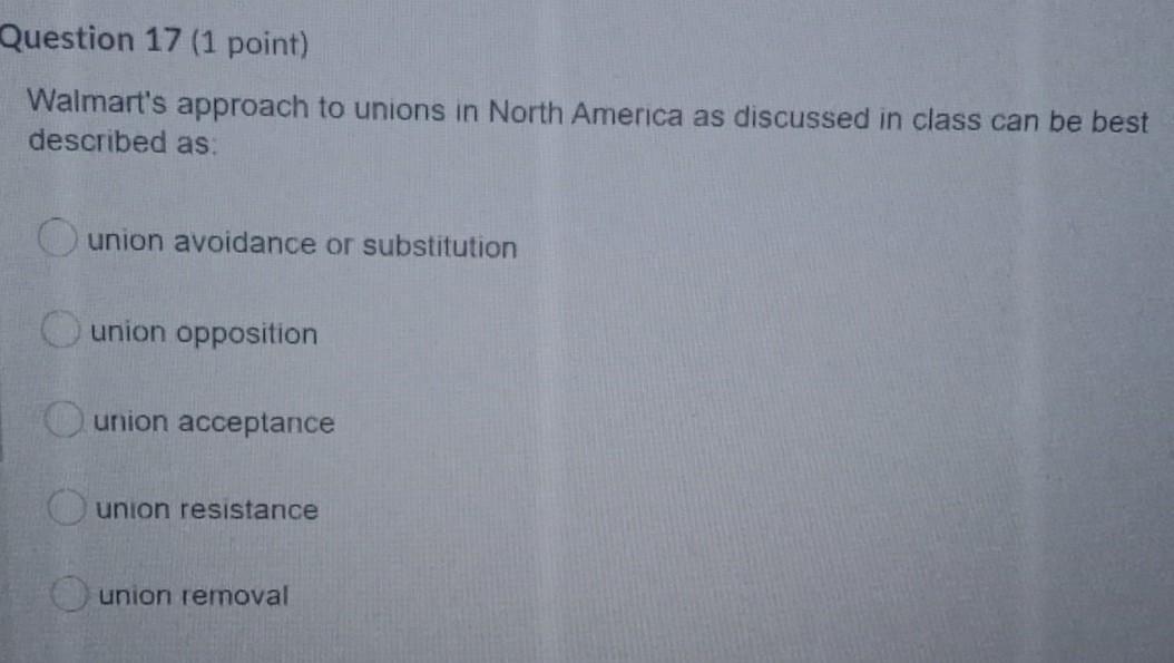 Question 15 (1 point) Which of the following are