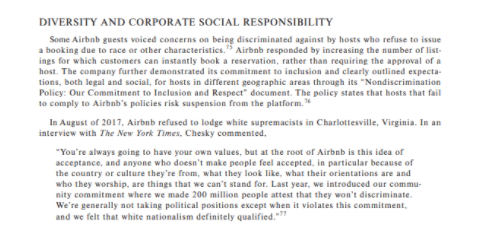 Evaluate changes in the hotel /bed n breakfast