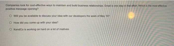 v Companies look for cost-effective ways to