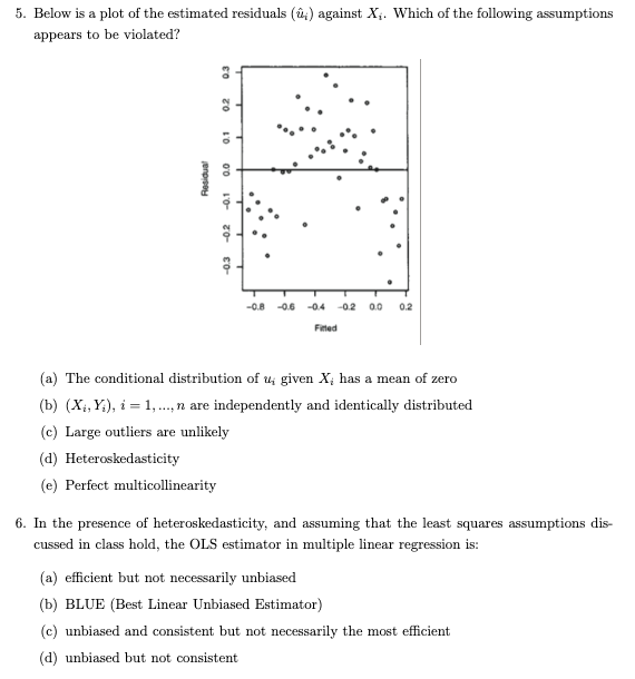 4. The R and adjusted R2 (R) both (a) never