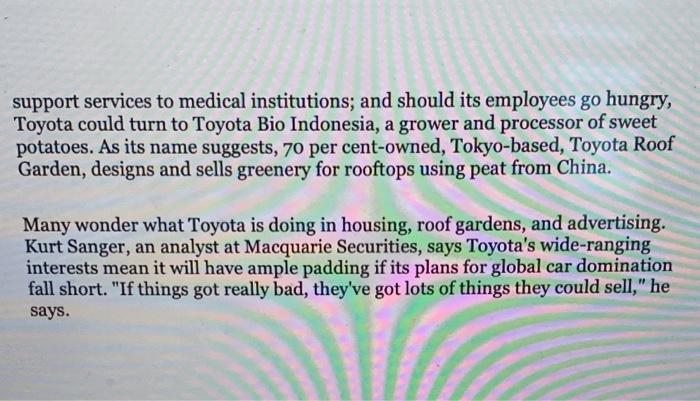 Read the following article and answer the