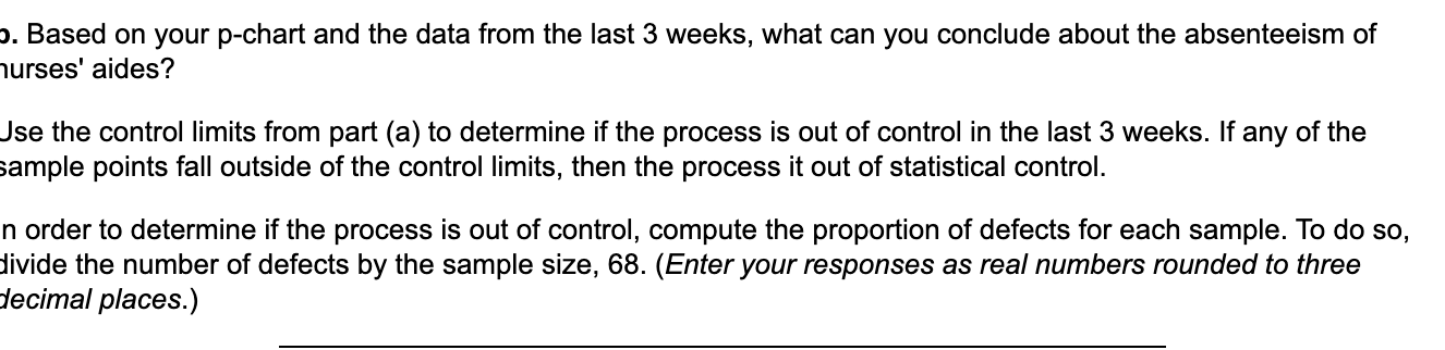 sample size is 70, not 68. As a hospital