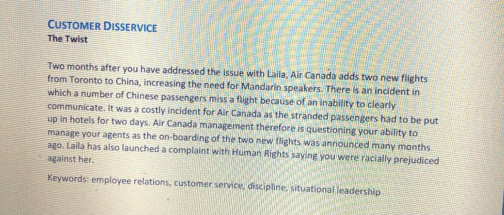 Read the case study and respond to the question