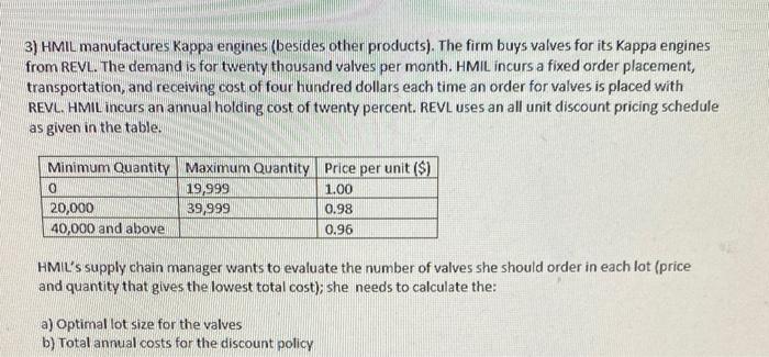 3) HMIL manufactures Kappa engines (besides other