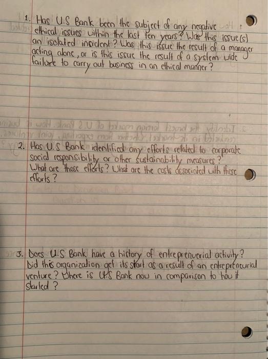 Please help me out with these questions about U.S