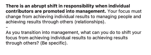 There is an abrupt shift in responsibility when