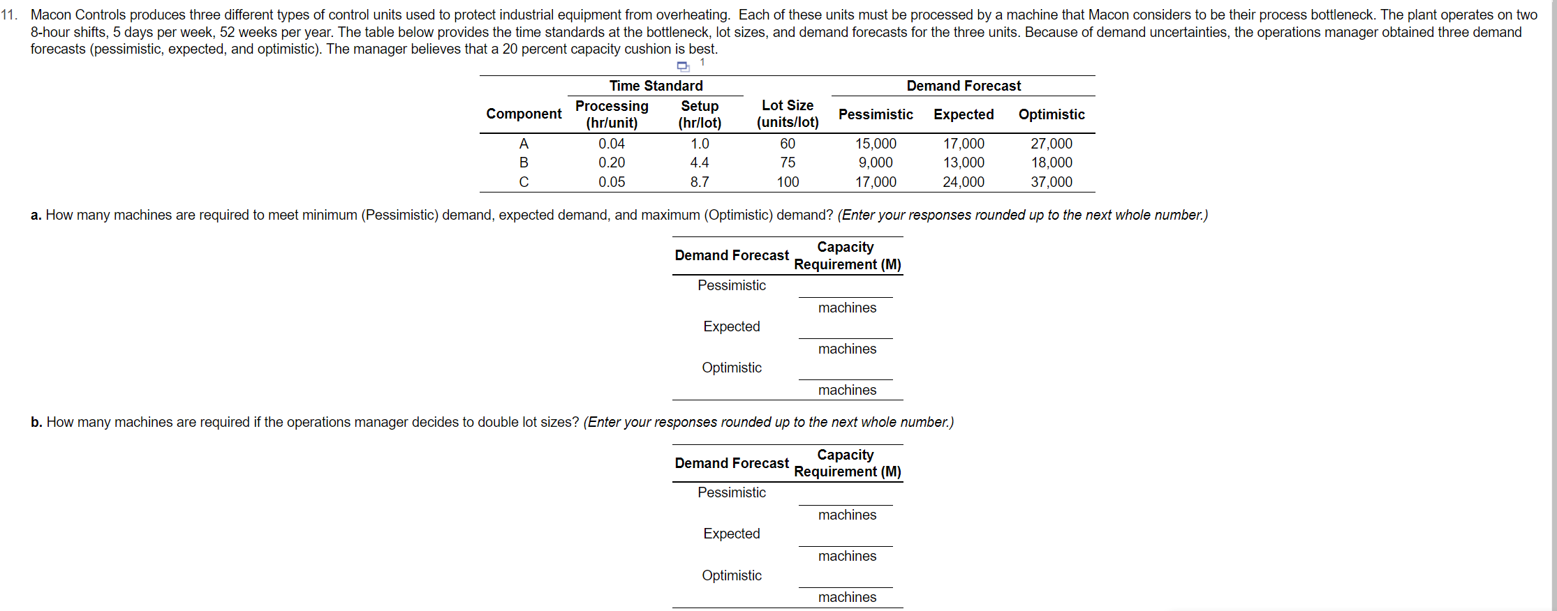 11. Macon Controls produces three different types