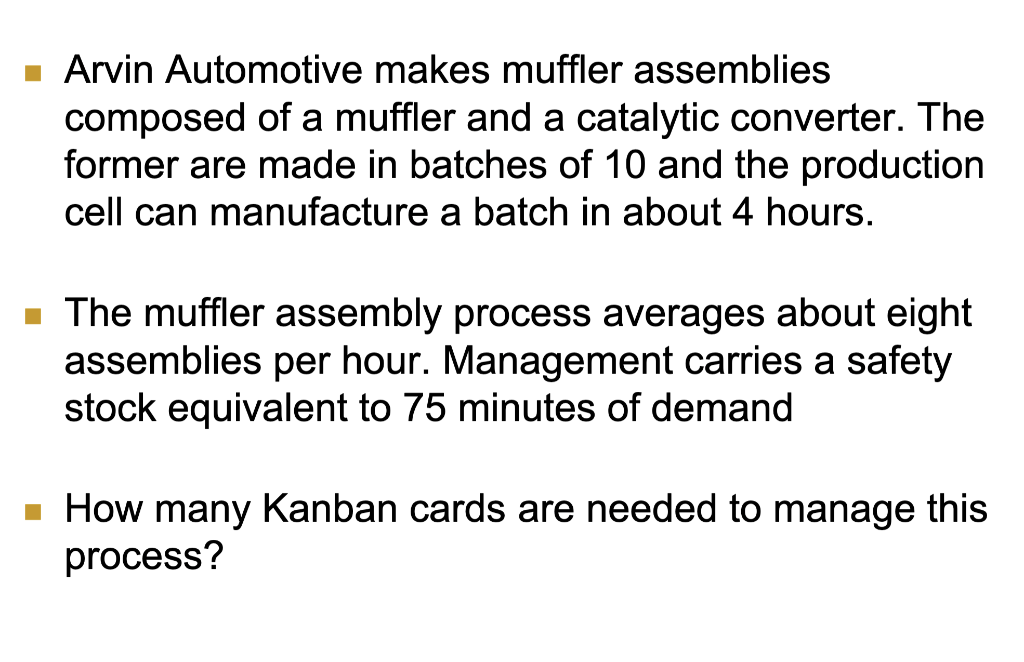 Arvin Automotive makes muffler assemblies