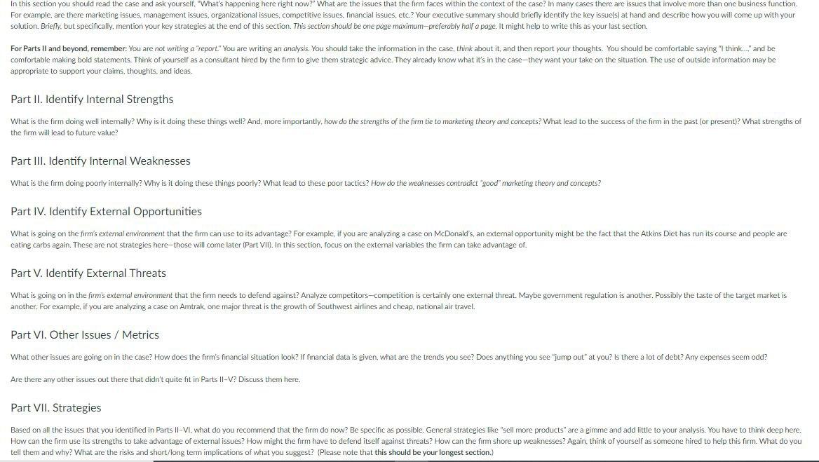 12 In this section you should read the case and