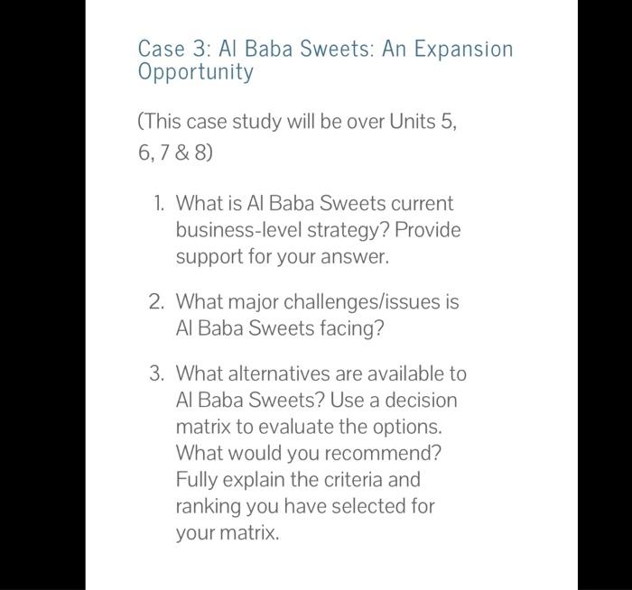 Al baba sweets case is available on google. read
