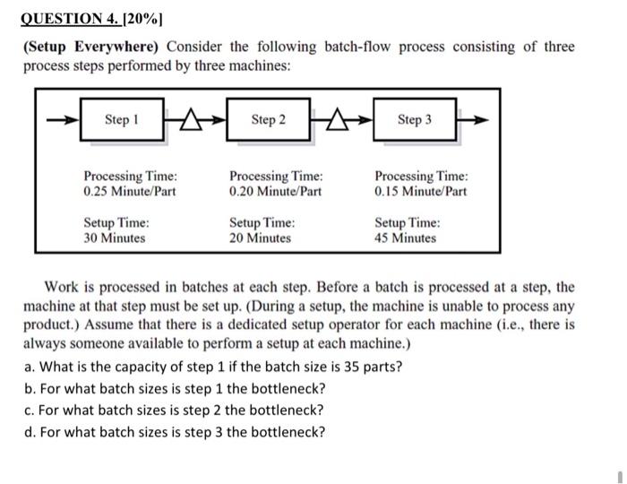 QUESTION 4. (20%) (Setup Everywhere) Consider the