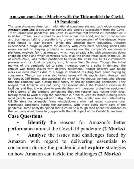 course ( marketing strategy Amazon.com, Inc.: