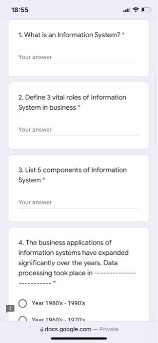 18:55 . 1. What is an Information System? Your