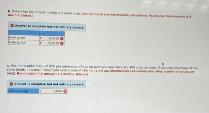 18 Given the following information, formulate an