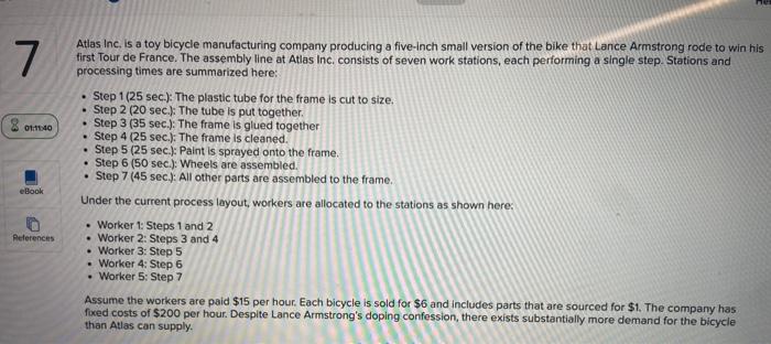 What would be the profits per hour if Atlas d.