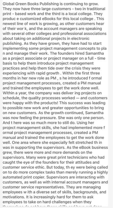 i just need a short summary Global Green Books