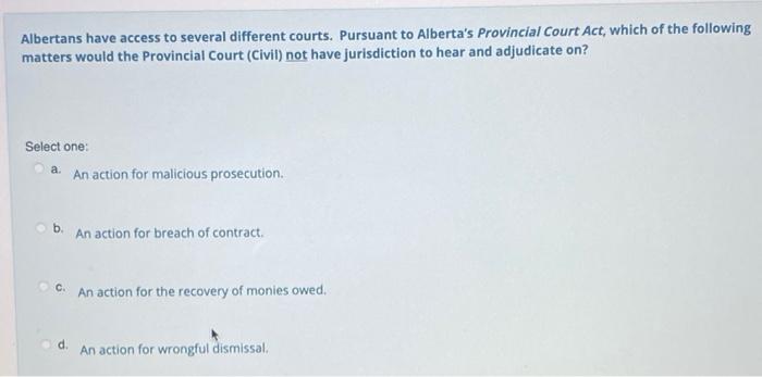 Albertans have access to several different