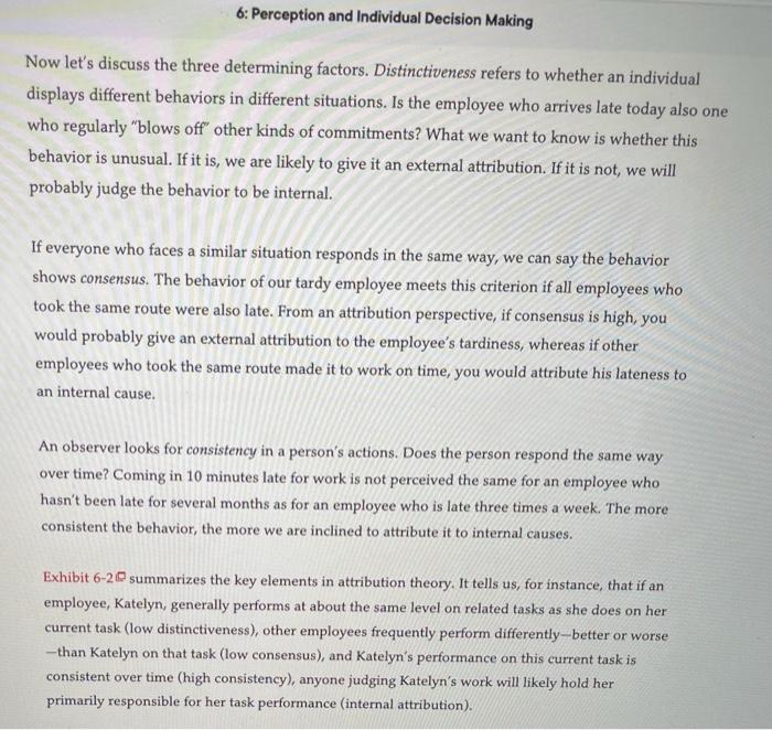Case p. 183 in text: So what if Im a few minutes