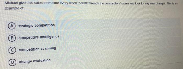 Michael gives his sales team time every week to