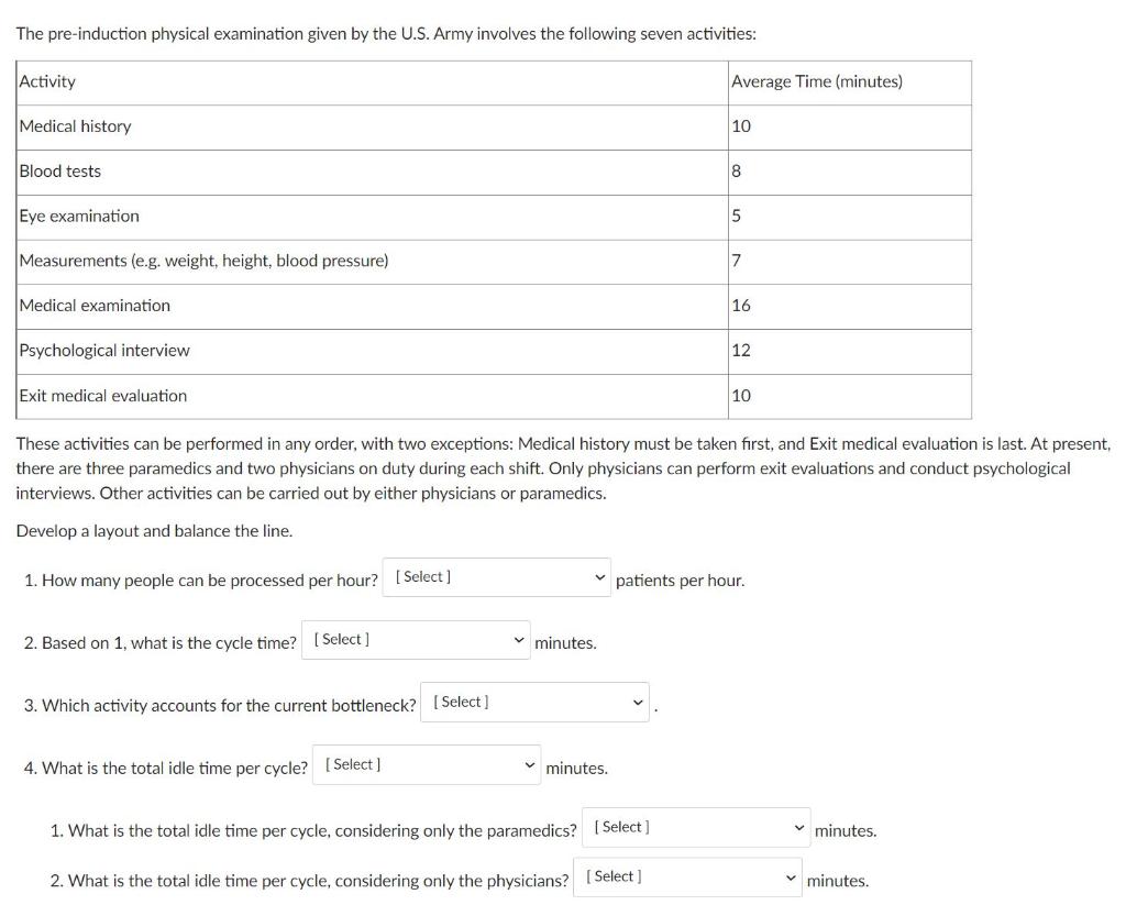help please The pre-induction physical