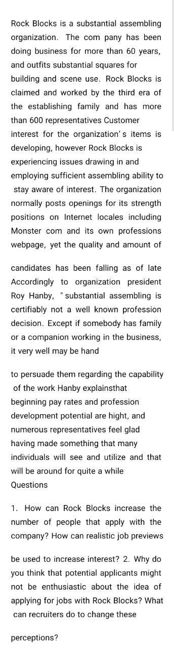 Rock Blocks is a substantial assembling