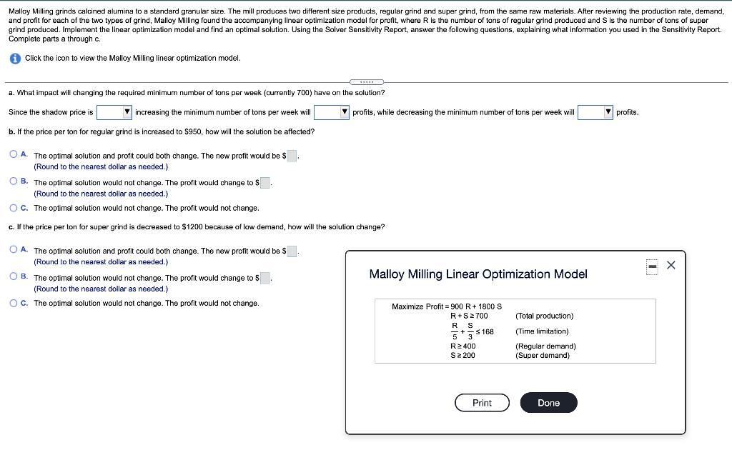 Malloy Milling grinds calcined alumina to a