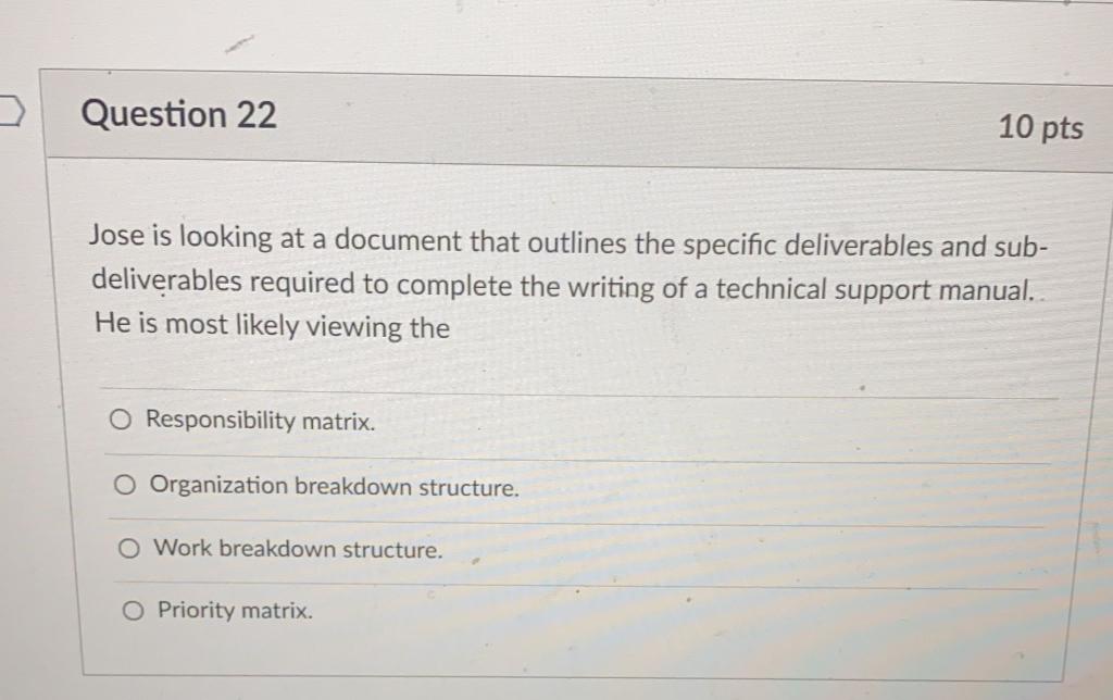 Question 22 10 pts Jose is looking at a document